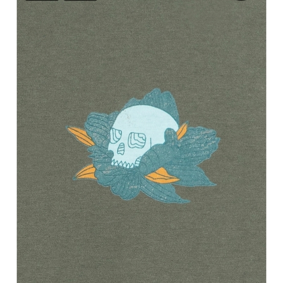 PARALLEL X LEAGUE AXEL LONG SLEEVE SKULL ARMY CREWNECK MENS SHIRT NEW WITH TAGS - Picture 3 of 16